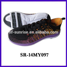 SR-14MY097 chaussures en nylon à manches courtes homme tricot chaussures en tissu hommes de mode flyknit chaussures supérieures